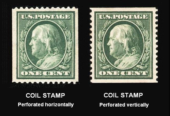 Stamp perforation and separation