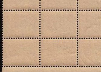 Stamp perforation and separation