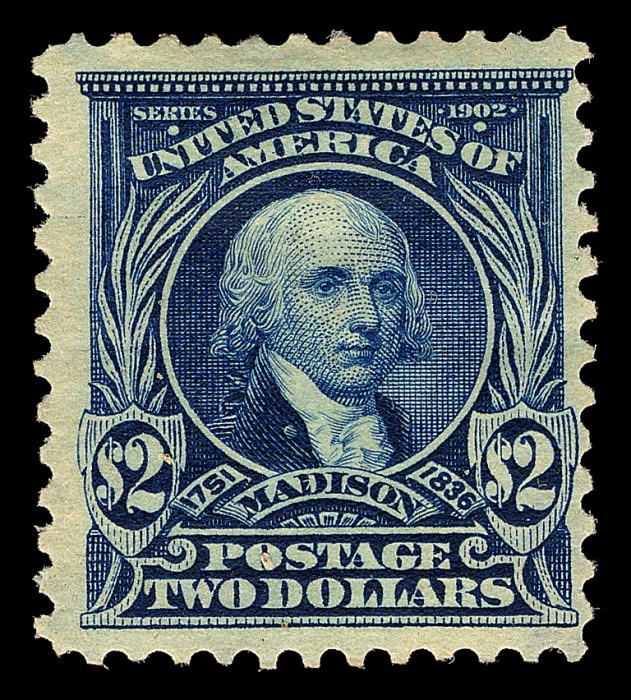 US presidents on US stamps, James Madison $2 stamp
