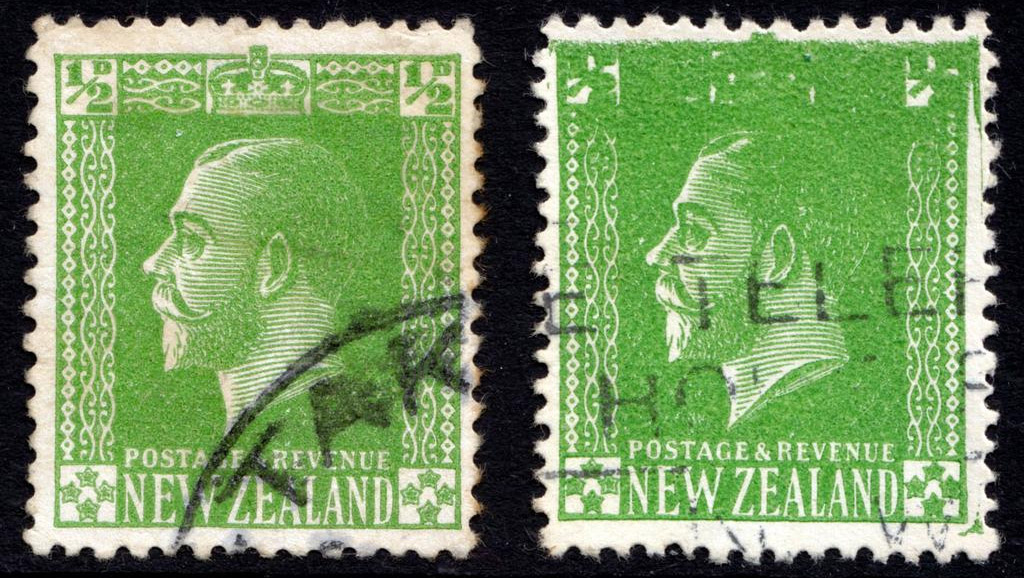 Inking error stamps: Overinking