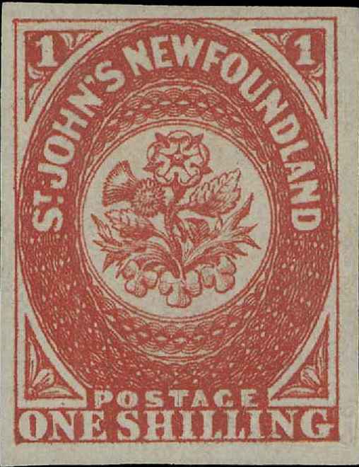1857 1sh Scarlet Vermilion is to be sold for $70,000 at Eastern auction