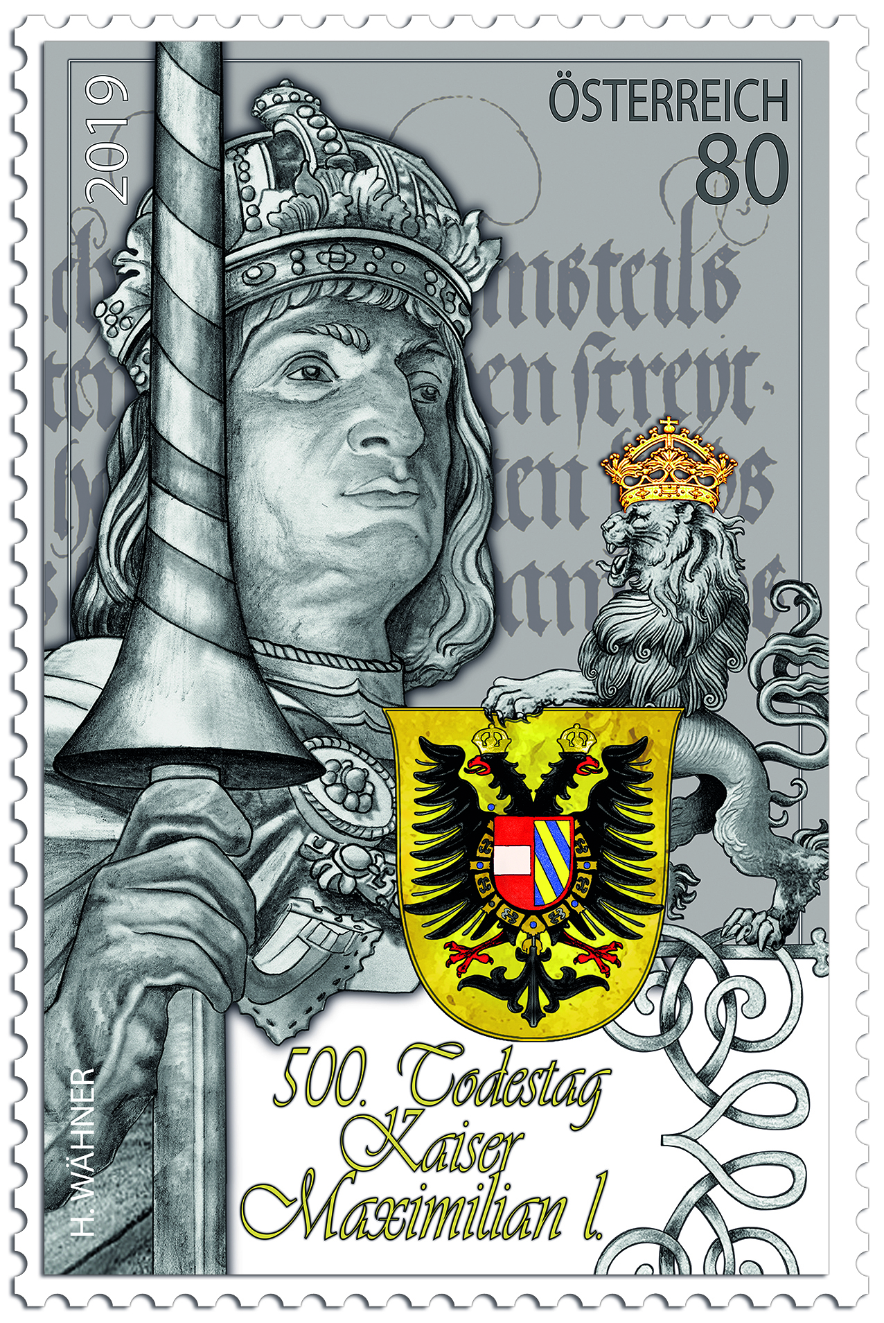 Austria Post honors Emperor Maximilian I with a special stamp!