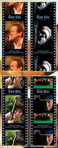 Cillian's face on an Irish stamp