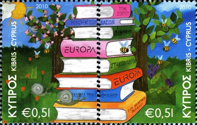 Europa 2010, Children's books - stamps from Cyprus