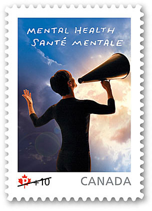 Stamp issued in support of Mental Health