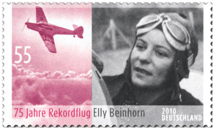 Postage stamp to honor German aviator Elly Beinhorn