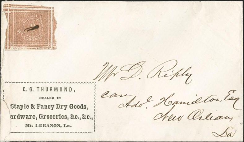 Mount Lebanon 5c Red Brown is to achieve $255,000 at Siegel sale!