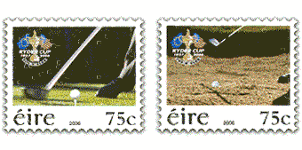 Ireland's first ever Moving Stamps mark 2006 Ryder Cup