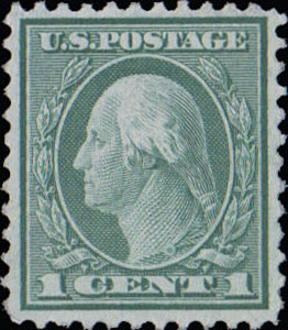 1923 1c green rotary waste stamp is to reach $30,000 at Kelleher auction