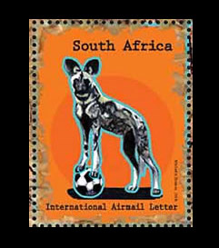 South Africa look to 2010. New stamp for next World Cup issued