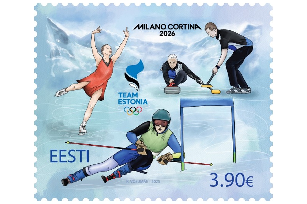 Estonia adds an Olympic issue to its 2026 philately program