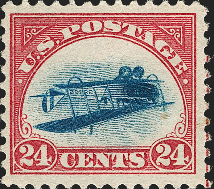 1918 24c Inverted Jenny offered for $450,000 at Siegel auction!
