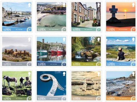 "O Land of Our Birth" – twelve spectacular stamps introduced by Isle of Man!