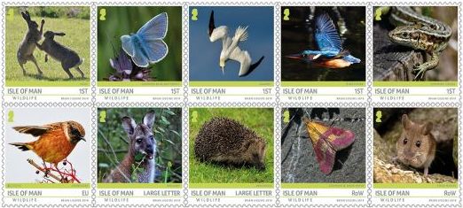 Isle of Man Wildlife – ten special stamps released!