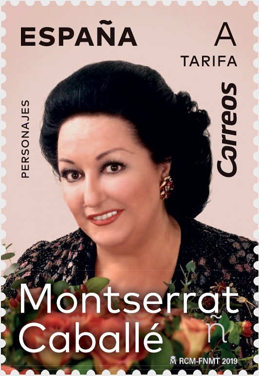 Spanish Post honors Montserrat Caballé with a special stamp