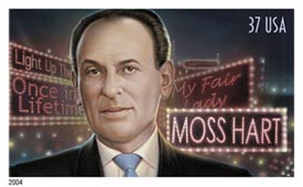 Broadway legend Moss Hart commemorated on U.S. postage stamp