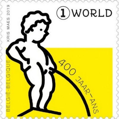 400 Years of Manneken Pis – a special stamp released by Belgium Post