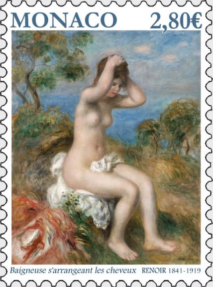 The Nude in Art – an exquisite stamp released by Monaco Post!