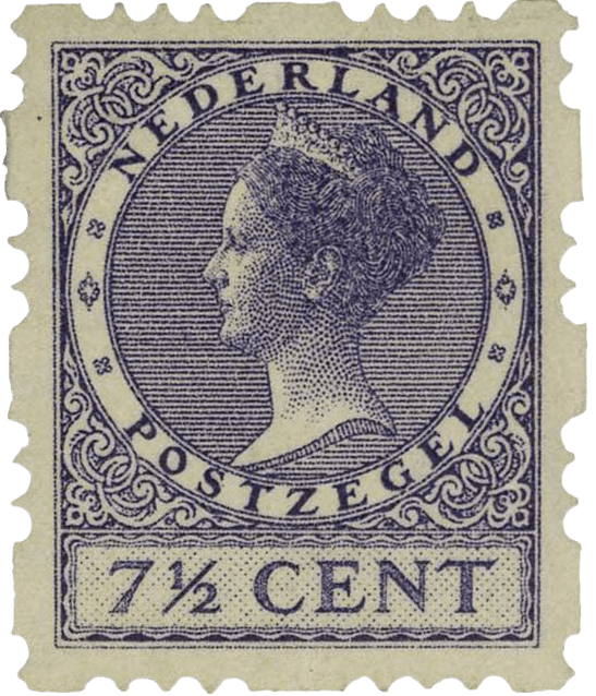 7 1/2c Dark violet stamp, 1927