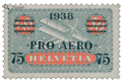 Swiss Pro Aero stamp, 1938