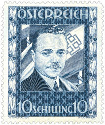 10sh Dollfuss stamp, 1936