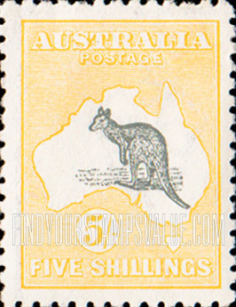 FindYourStampsValue: Kangaroo and Map