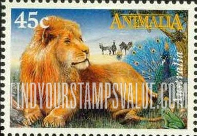FindYourStampsValue: Children’s Book Council, 50th Anniversary: “Animalia”