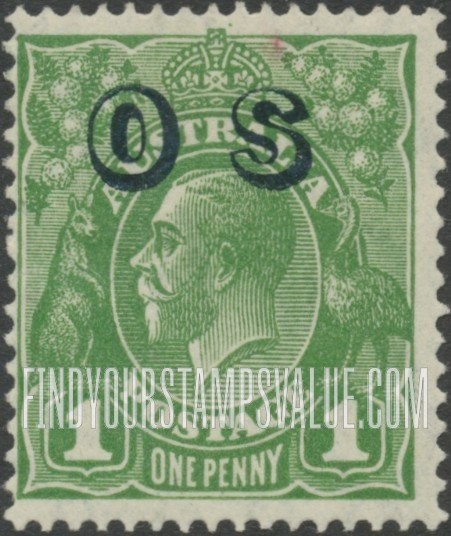 FindYourStampsValue: OFFICIAL - King George V: On Regular Issues of 1928-1932