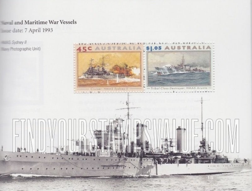 FindYourStampsValue: World War II Ships