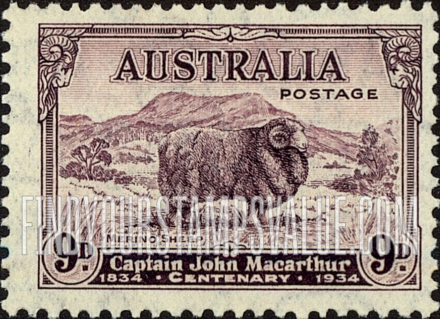 FindYourStampsValue: Merino Sheep