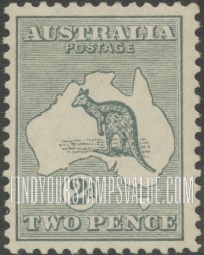 FindYourStampsValue: Kangaroo and Map