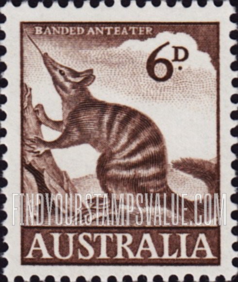 FindYourStampsValue: Banded anteater