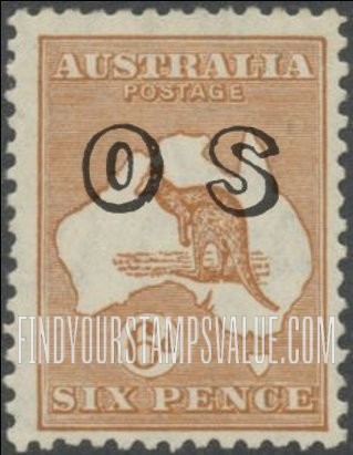 FindYourStampsValue: OFFICIAL - Kangaroo and map: On Regular Issues of 1928-1932