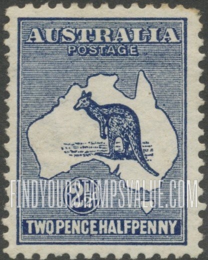 FindYourStampsValue: Kangaroo and Map