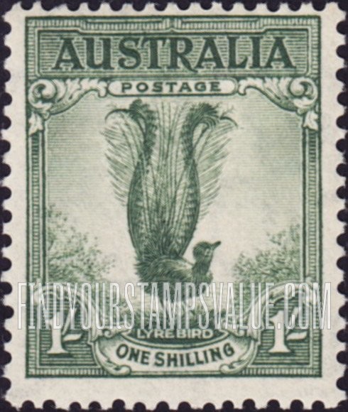 FindYourStampsValue: Male Lyrebird