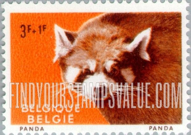FindYourStampsValue: Semi-Postal, Animals: Lesser panda