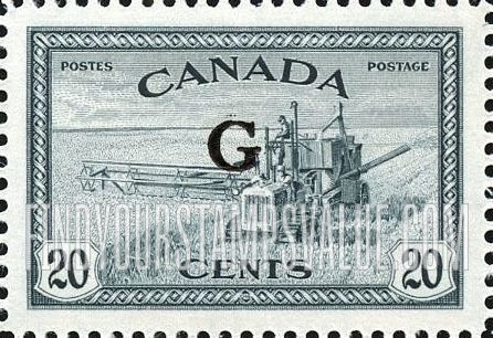 Official Stamps - Combine overprinted in black