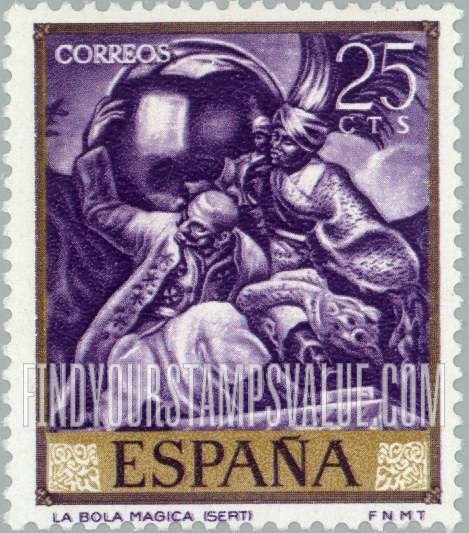 FindYourStampsValue: Sert Paintings: The Magic Ball