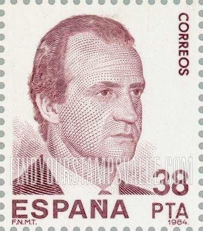 FindYourStampsValue: Espana ’84 (Spanish Royal Family): Juan Carlos