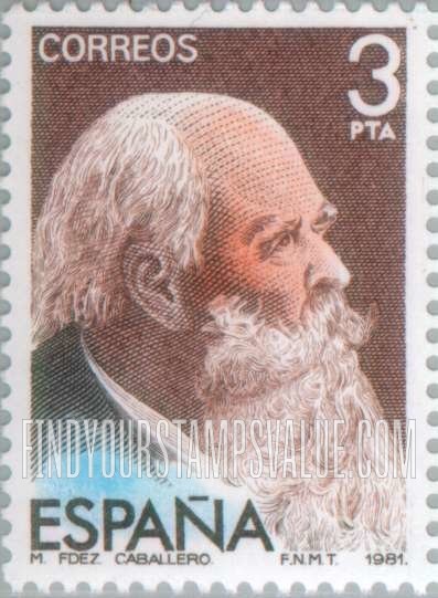 FindYourStampsValue: Operetta composers and scenes from their works: Manuel Fernandez Caballero (1835-1906)