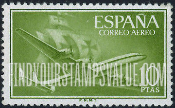 FindYourStampsValue: Air Post: Plane and Caravel