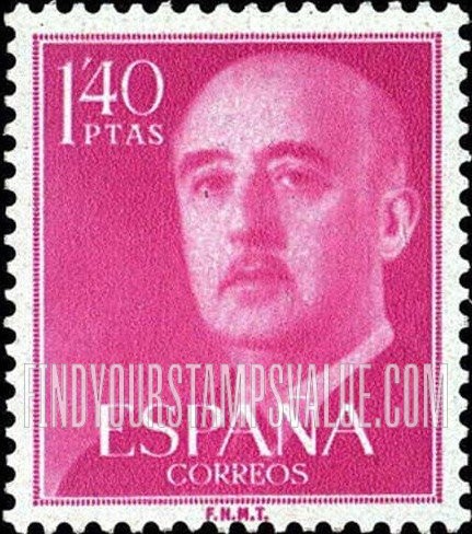 FindYourStampsValue: Gen. Franco