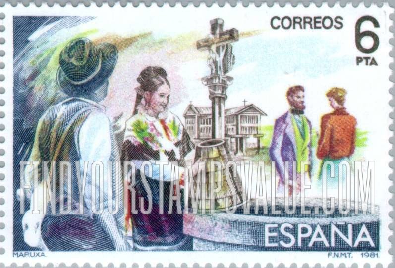 FindYourStampsValue: Operetta composers and scenes from their works: Dona Francisquita