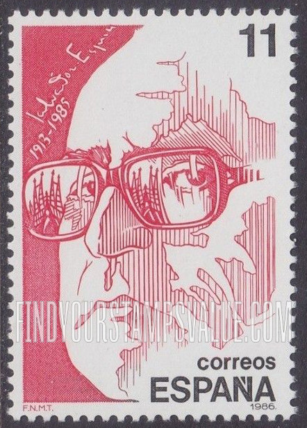 FindYourStampsValue: Famous Men: Salvador Espriu (1913-1985), author