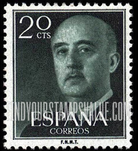 FindYourStampsValue: Gen. Franco