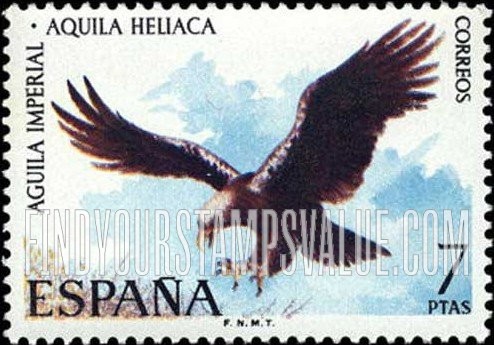 FindYourStampsValue: Birds: Imperial eagle