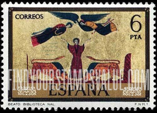 FindYourStampsValue: Scenes from Apocalypse: Daniel with wild bulls