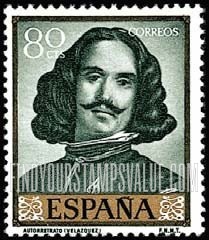 FindYourStampsValue: Velazquez Self-portrait