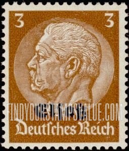 FindYourStampsValue: OCCUPATION - Stamps of Germany 1933-36: Overprinted in Black