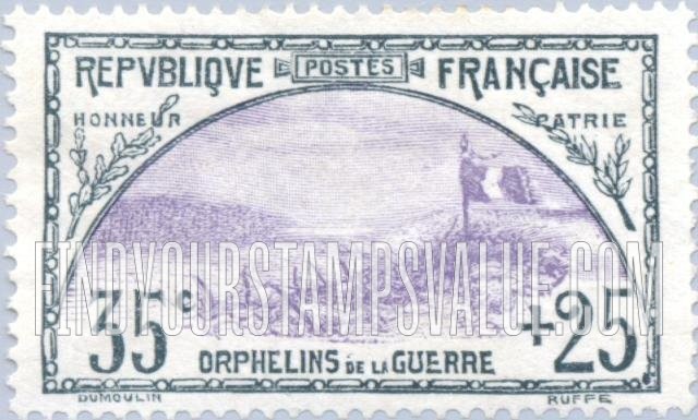 FindYourStampsValue: SEMI-POSTAL - “Trench of Bayonets”